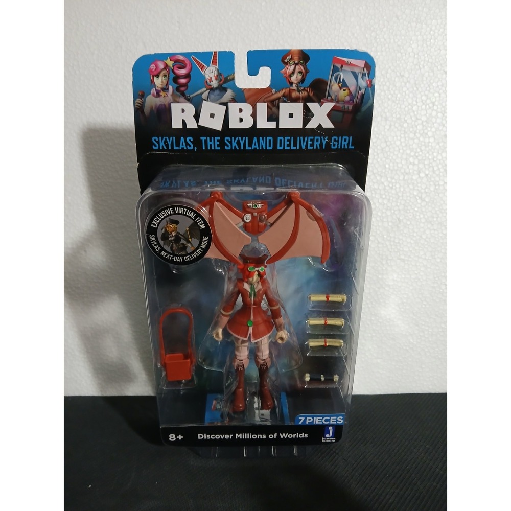 Roblox SKYLAS The Skyland Delivery Girl 4" Action Figure Exclusive Virtual Item